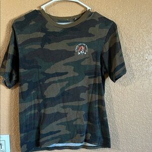 Vans Green Camo Kids T-Shirt